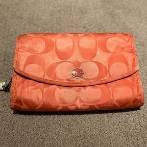 Coach makeup bag